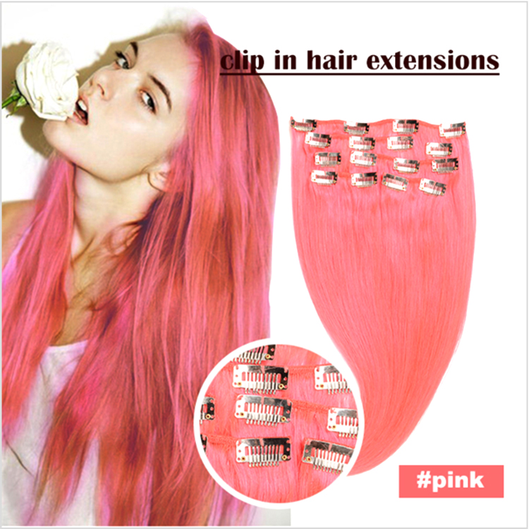 Good quality factory sale Seamless Clip In Hair Extensions