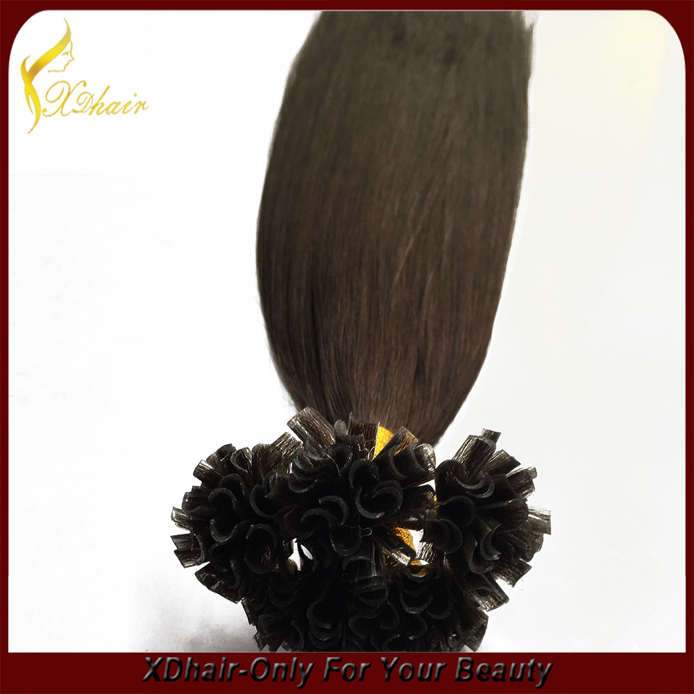 Grade AAAAAA top quality wholesale remy u tip keratin human hair extension