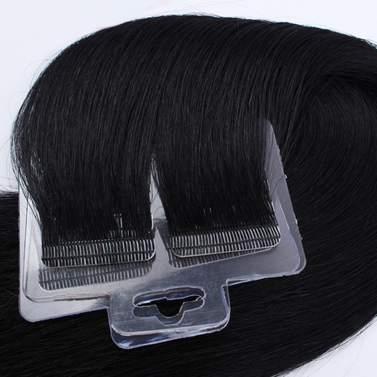 High quality 100% virgin brazilian silky straight remy human tape hair extension