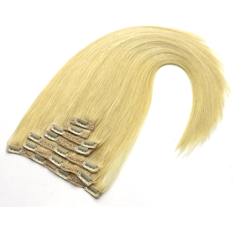 High quality peruvian hair clip in hair extenisons great length clip hair extension