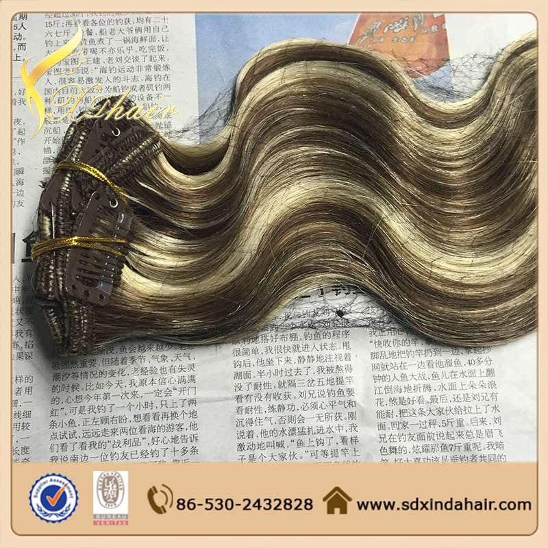 Hot Sale Clip In Hair Extension 10-30inch Free Sample