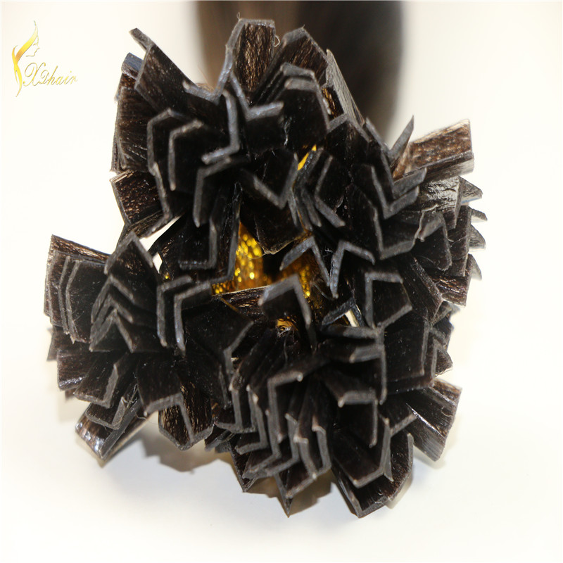 Hot Sale High Quality Double Drawn 100% Human Hair V Tip Pre Bonded Hair Extension,Two Tone V Tip Hair