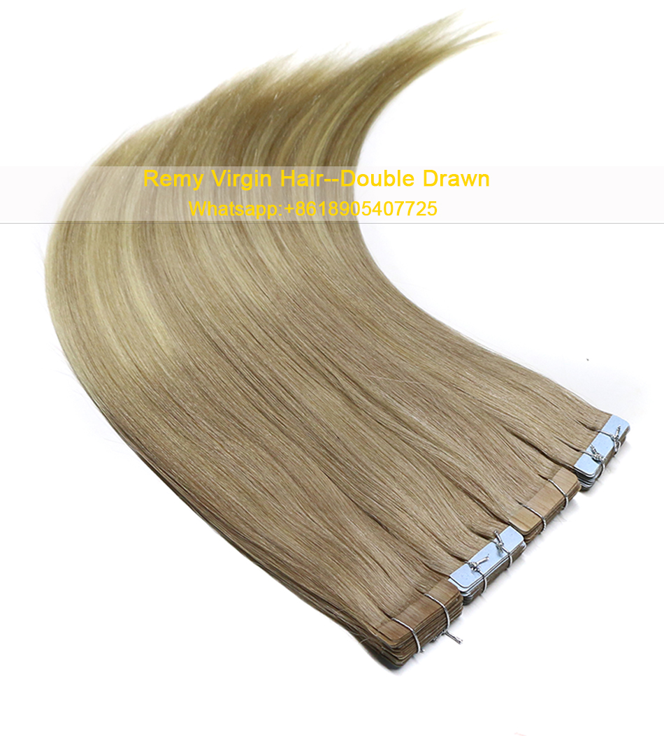 Hot sale ombre color new fashion High quality 100% virgin brazilian silky straight remy human tape hair extension