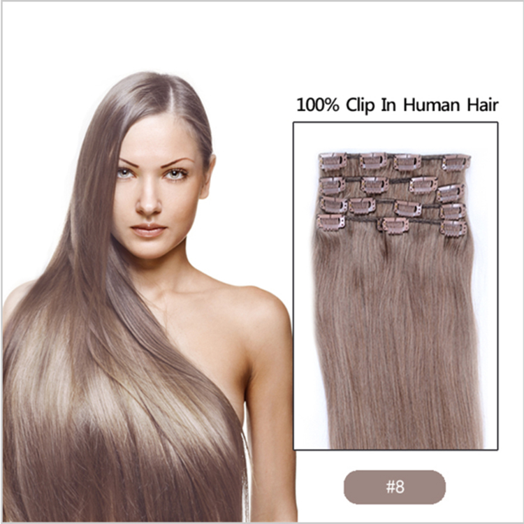 Hot-selling best clip in hair extensions for fine hair