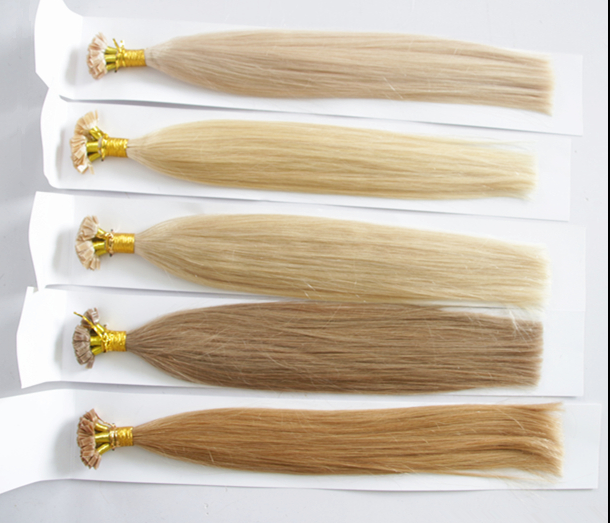 Human hair body wave U tip hair extension keratin tip hair