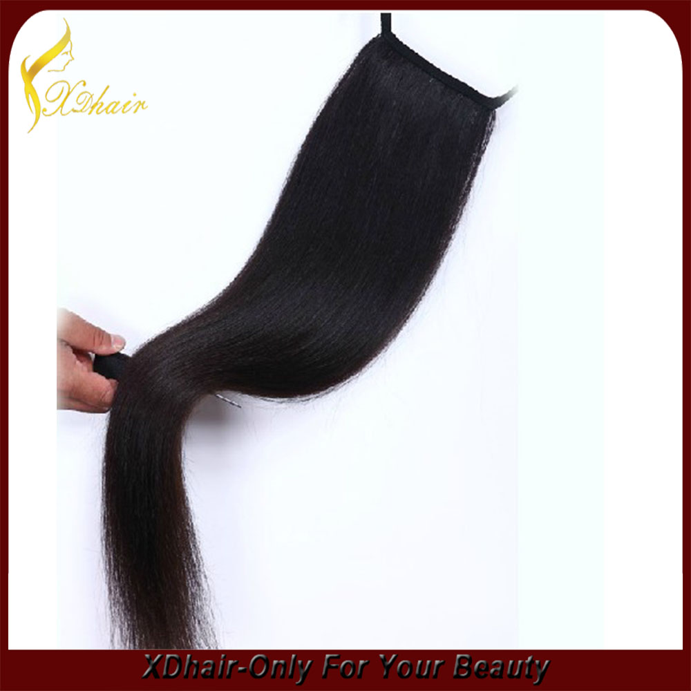 Human hair ponytail 12inch-30inch  fashion style hair extension
