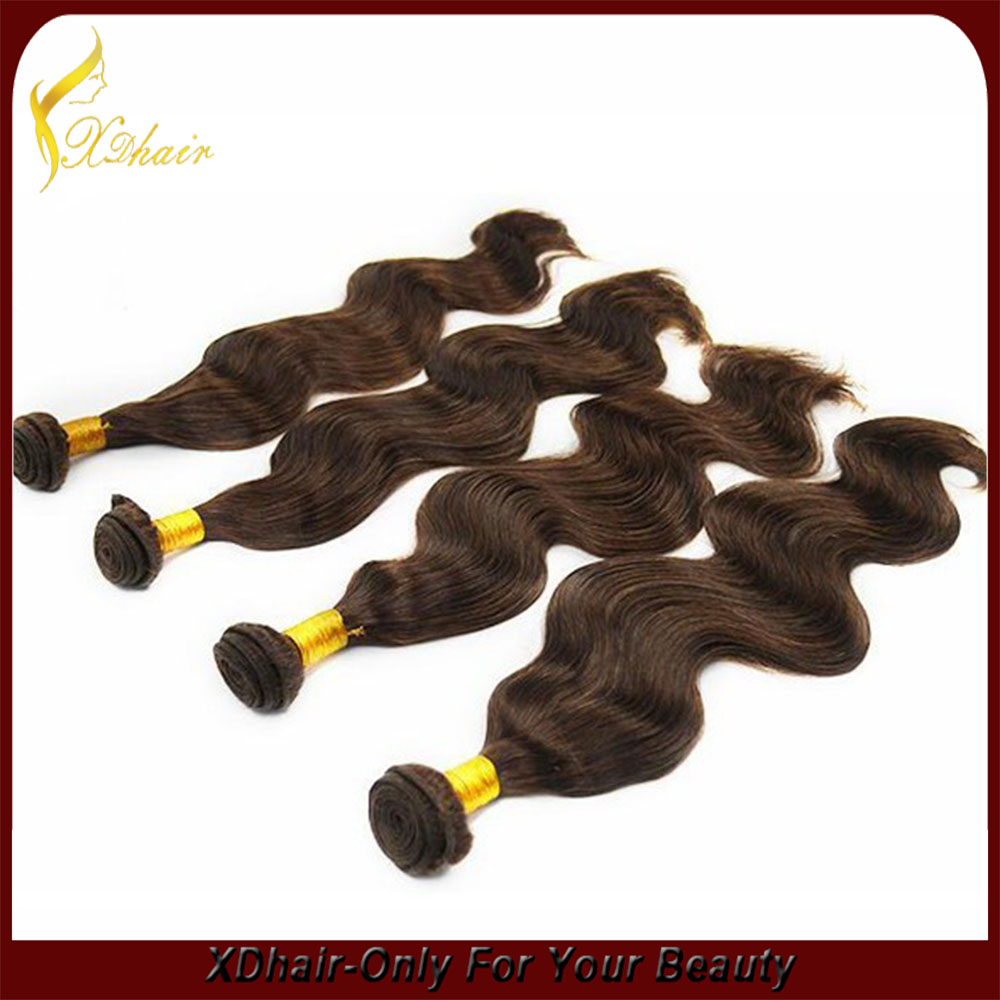 Human hair weave new quality 2015 fashion hair extension machine made weft