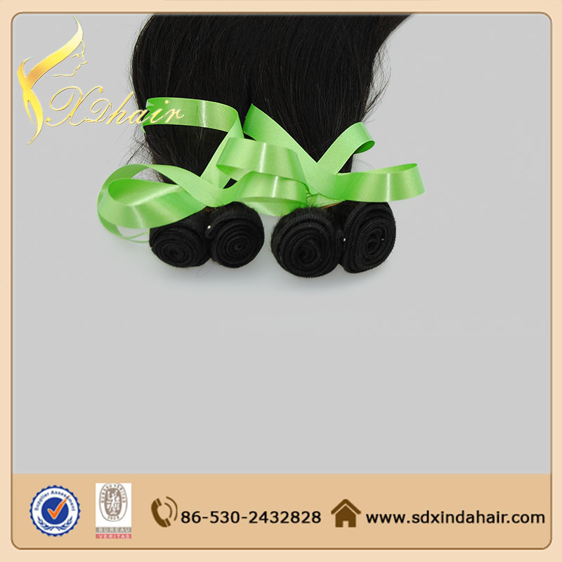 Malaysian hair top quality virgin human hair weft