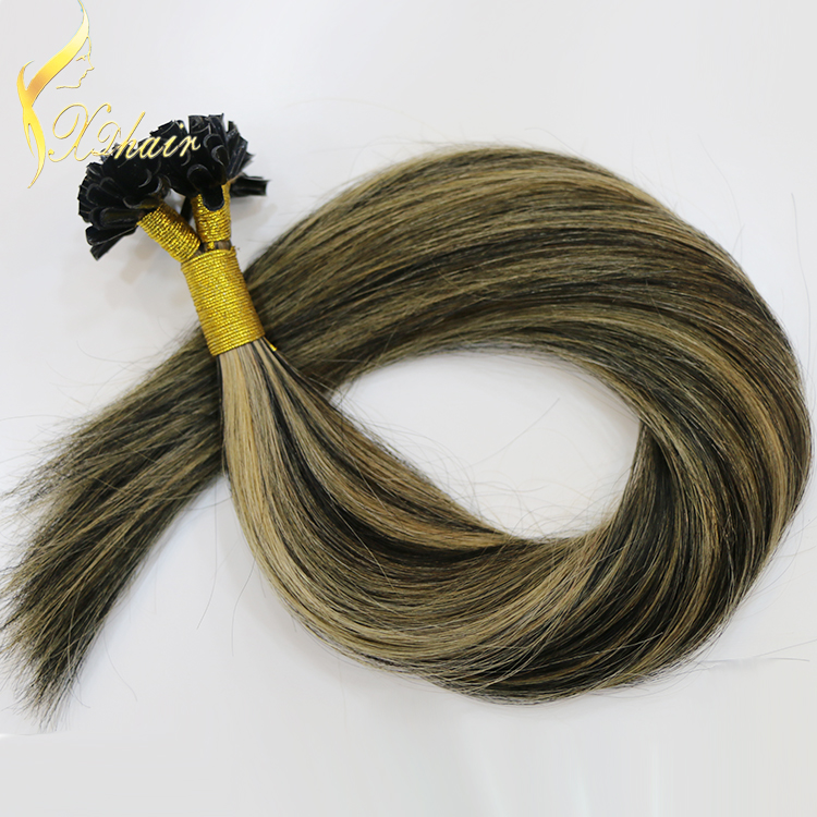 Most popular U tip hair,u shaped hair,nail hair extension
