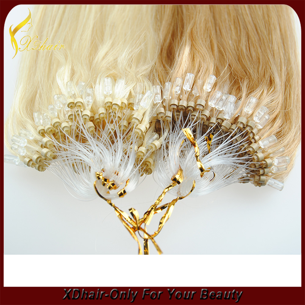 Estensione dei capelli di nuovo arrivo del grado 5A superiore all'ingrosso micro anello russo