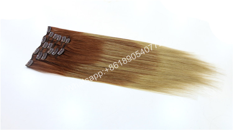 New fashion wholesale human hair no clips no glue straight hair remy human hair