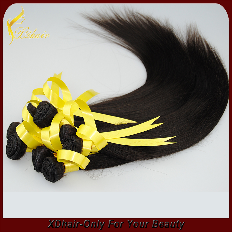 No shedding and can be dyed brazilian virgin human hair weave factory wholesale