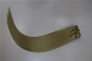 No tangel no shed real Indian remy human hair full head lace clip in hair extensions