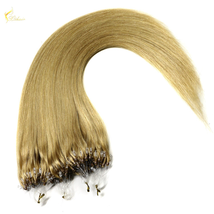 Pre-bonded staight Brazilian Virgin remy Human hair Wholesale Prices Fast Shipping Micro Ring Hair