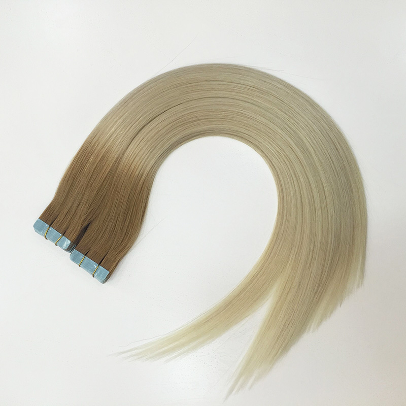 Raw Unprocessed human hair tape in hair extentions