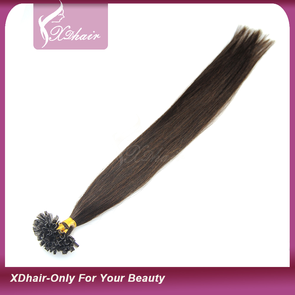 Remy Human Hair Extension 100% Human Hair Nail Tip Hair Extension U tip Hair Extension
