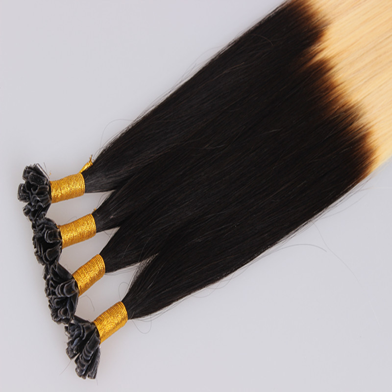 Silky Straight U Tip Human Hair Extensions