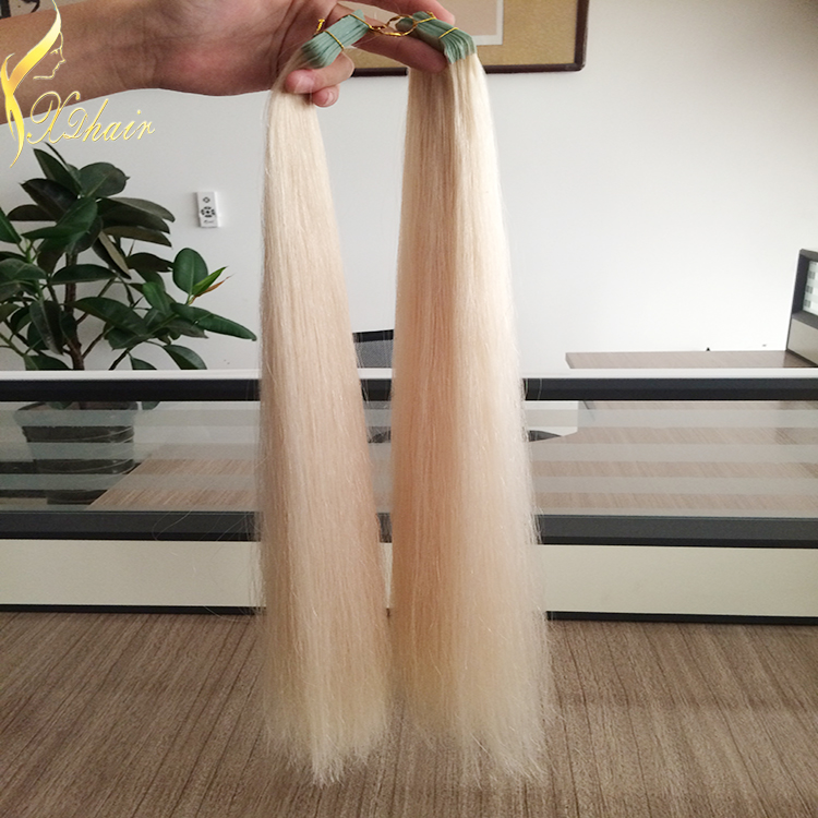 Top Selling JP Hair Glossy Long Keeping Peruvian Tape Hair Extensions