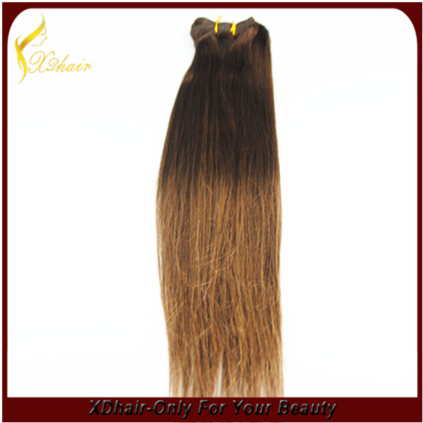 Top feeling human hair Indian Remy hair wave/weft in Seamless Weft Extensions
