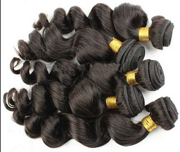 Top quality human  hair extension wave curly hair cheap price