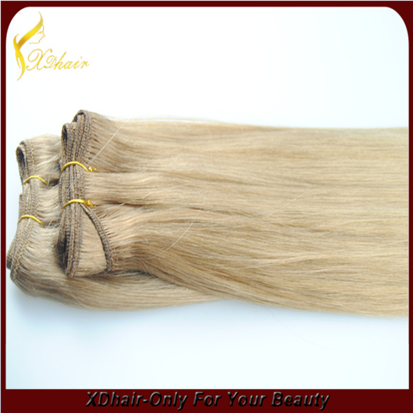 Unprocessed 5A Grade virgin human hair, Two tone Ombre color Brazilian human hair extension