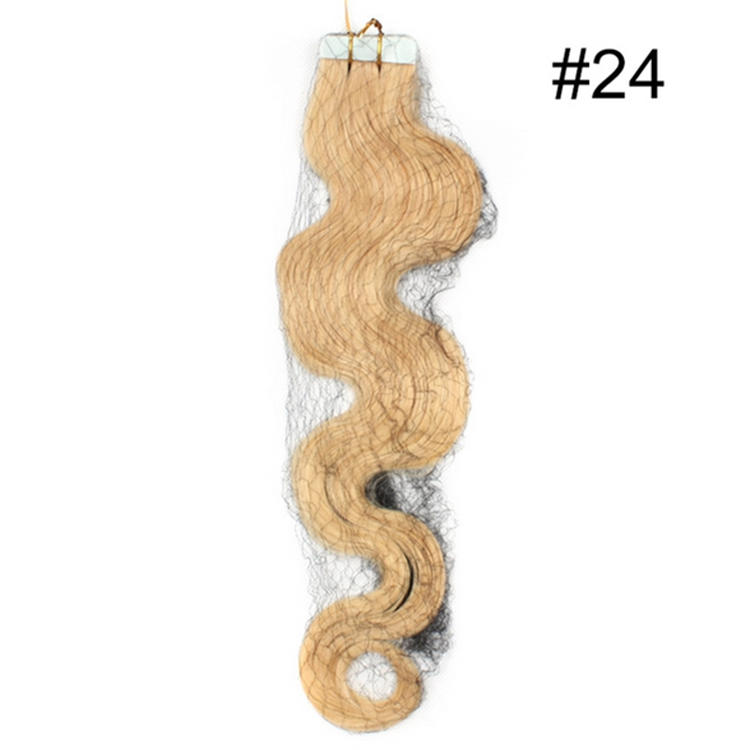 Unprocessed extension human virgin beazilian straight body wave colored weave no shedding cheap price tape hair