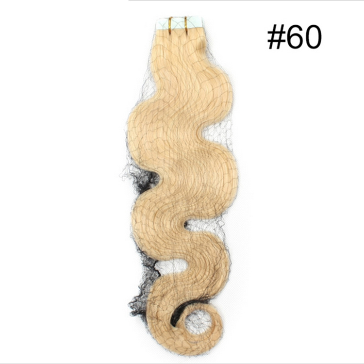 Unprocessed extension human virgin beazilian straight body wave colored weave no shedding cheap price tape hair