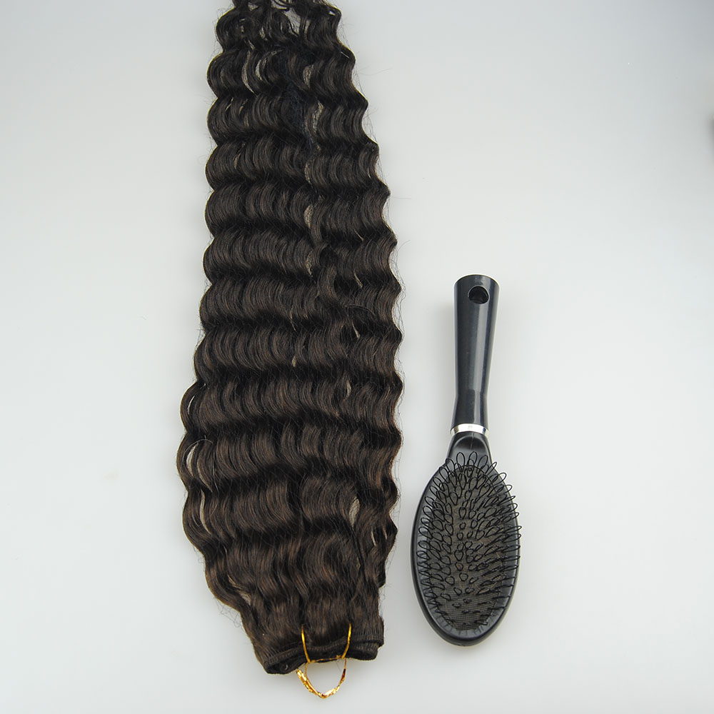 Unprocessed human hair deep wave curl extension 100g per pack