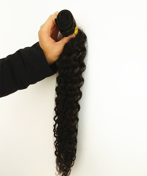 Wavy hair weaving curl human hair indian hair machine weft