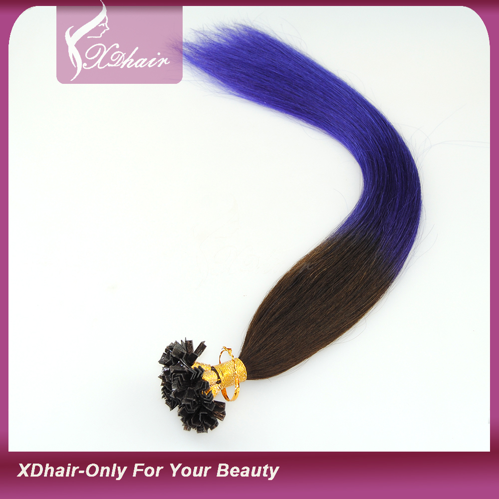 Wholesale 6A top quality cold fusion hair extensions i tip u tip v tip hair extensions
