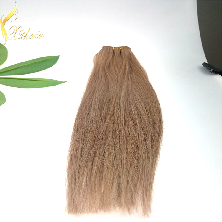 Wholesale Double Drawn Very Thick High Quality Human 120g remy indian hair weft
