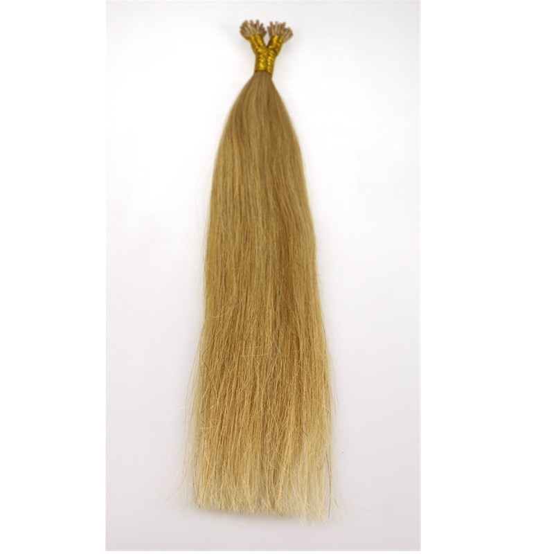 Wholesale Price Pre-Bonded Stick I Tip Hair Extensions Human 0.5g/strand Silk Straight i tip hair extensions