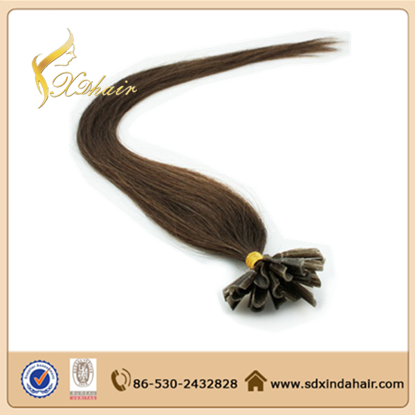 Wholesale price 100 cheap 100 keratin u tip human hair extension