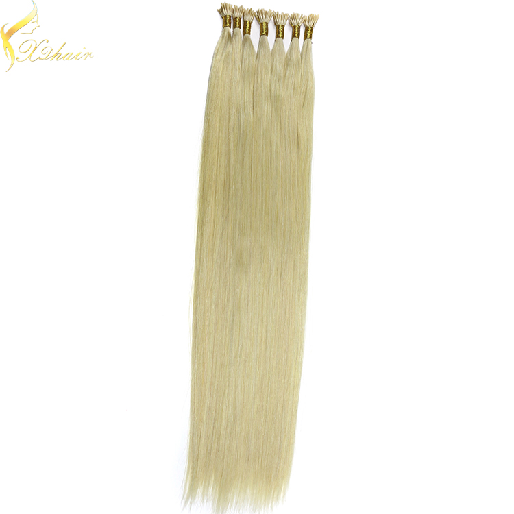 Wholesale price remy italian keratin double drawn 26 inch fusion hair extensions