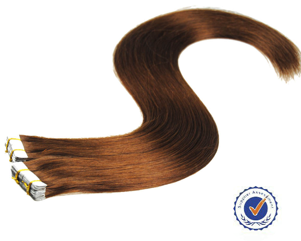 Wholesale product Silky Straight 100% Human Remy tape in hair extensions