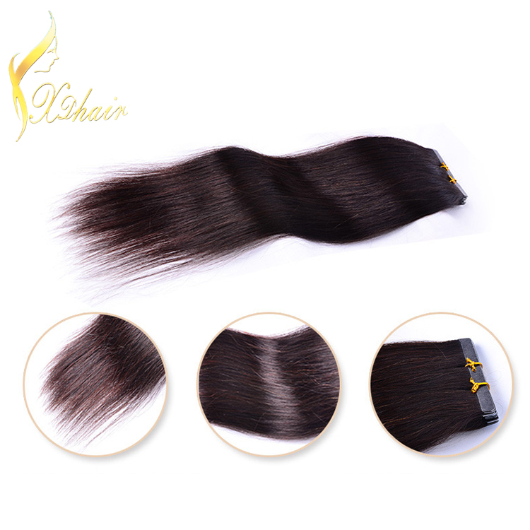 Wholesale sassy virgin remy brazilian tape hair extensions
