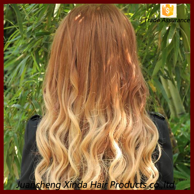 Wholesale top quality 7A grade virgin hair extension cheap hair extensions balayage clip in hair extensions