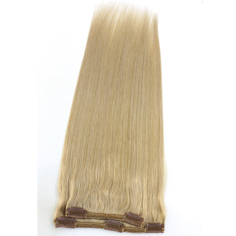 alibaba express best selling products 100% virgin brazilian indian remy human hair seamless clip in hair extension