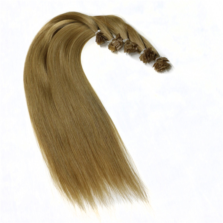 aliexpress china free shipping 100% virgin brazilian indian remy human hair flat tip hair extension