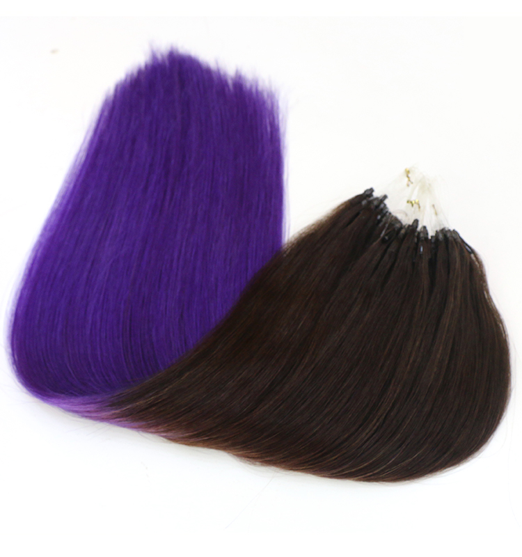 brazillian hair extensions 100 virgin indian remy human hair seamless micro loop ring hair extension wholesale
