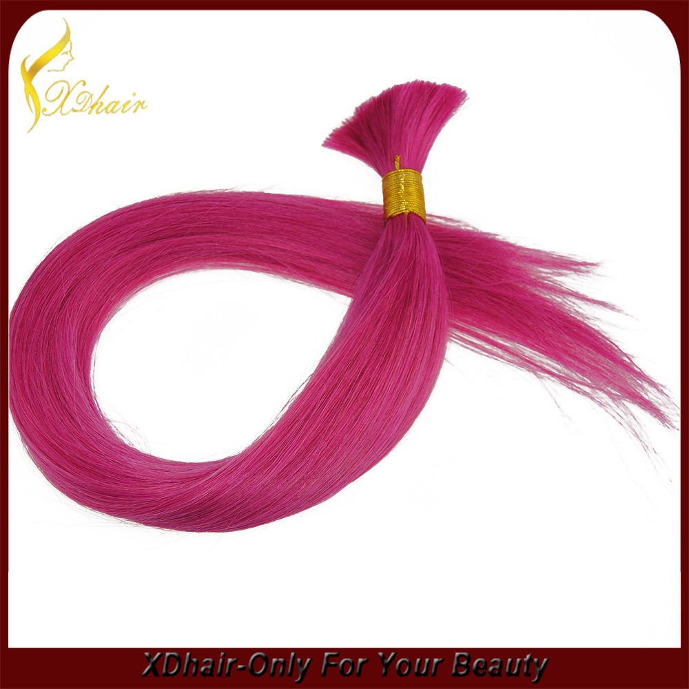 ダブルdrawanブラジルのremy毛最高の品質レミー人間のバルクの髪