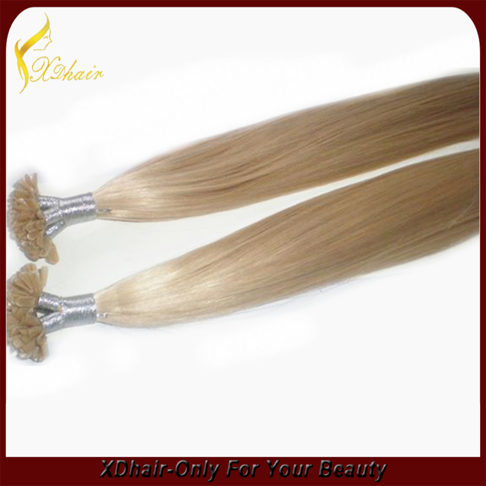 ダブル描かレミ髪U-先端ネイルヘアエクステンション