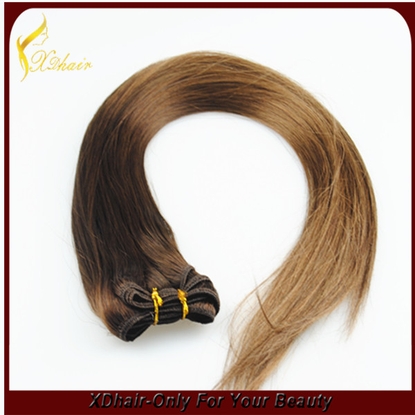 export products list new products on china market wholesale full cuticle remy colored ombre clip in hair extensions