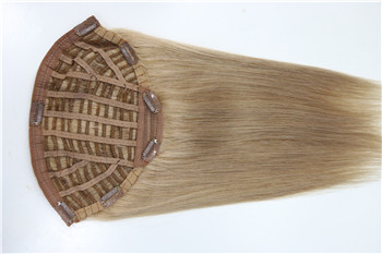 high quality no shedding half wigs human hair clip on