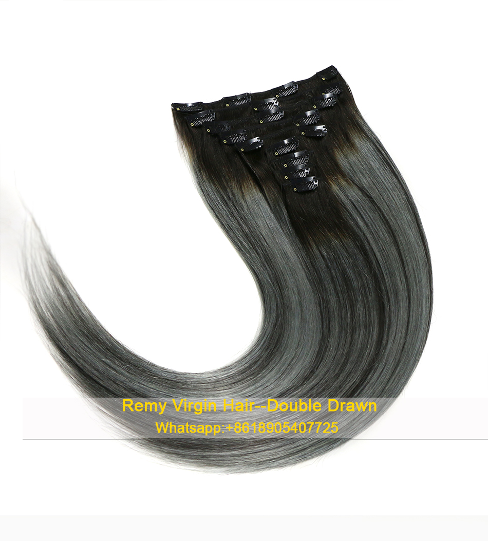 hot sale high quality Fashionable and cheap Brazilian 100% remy human hair for New Year's gift wholesale hair clips