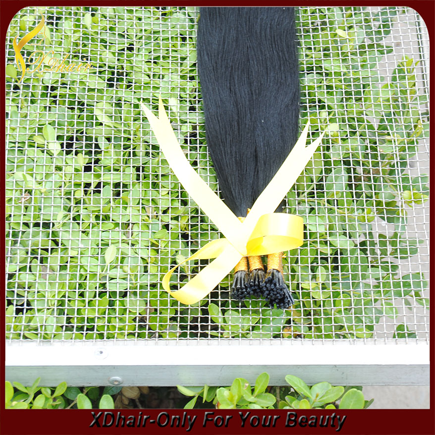 heet de verkoop van rauwe goede top kwaliteit brazilian vigin wholesale onbewerkte stok i tip haarverlenging