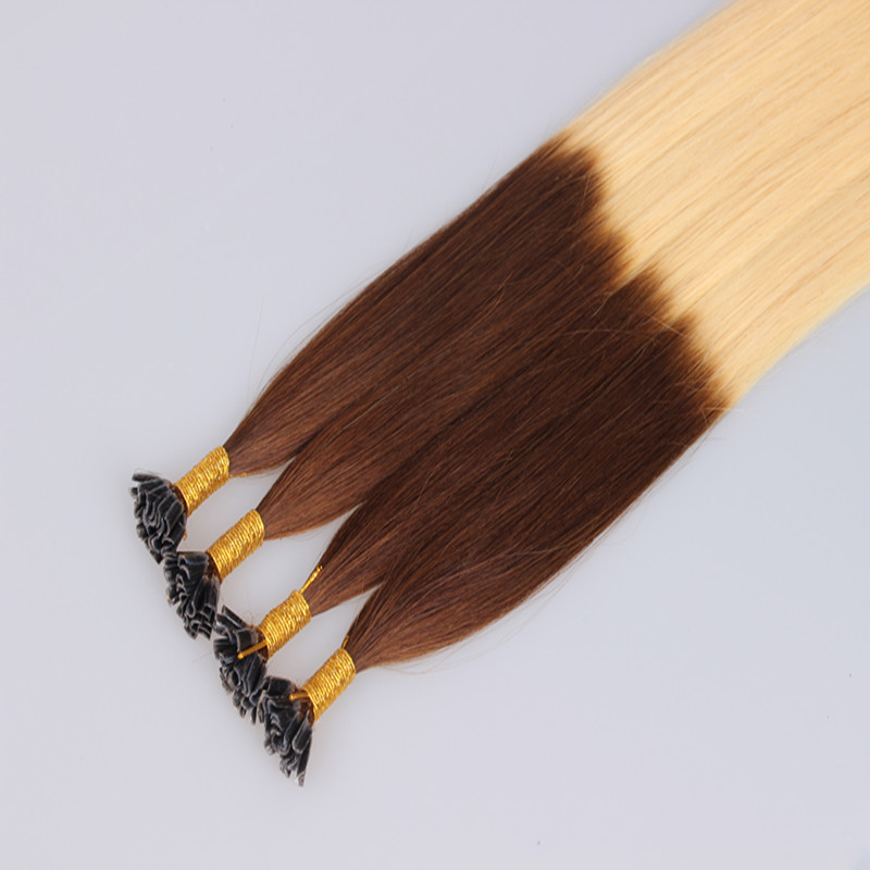 remy virgin human hair pre bonded hair extension keratin U tip hair 8-30 inches