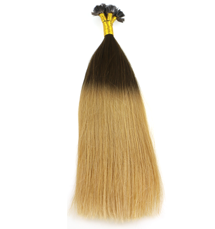 the same thickness from head until the end of the hair virgin brazilian indian remy human hair seamless flat tip hair extension