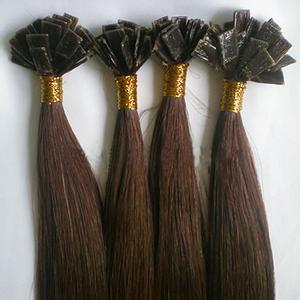 virgin remy flat tip hair extensions