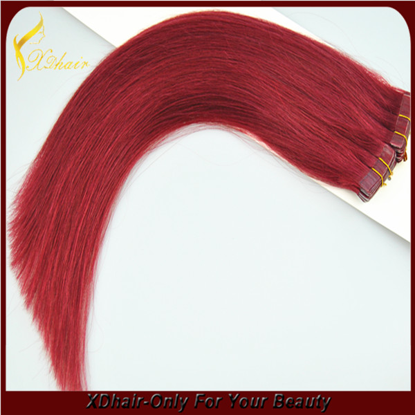 wholesale 100% unprocessed virgin brazilian hair cheap tape hair extensions